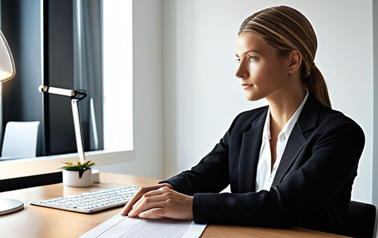 **Prompt 1: Inner Clarity and Creative Flow**
"A serene professional, gender-neutral, sits calmly at a sleek, modern desk in a well-lit office. Their expression reflects deep focus and mental clarity, with a subtle glow around their head symbolizing insightful decision-making. Abstract, flowing lines or glowing orbs represent innovative ideas and creative solutions effortlessly emerging from their peaceful state. The overall atmosphere is one of tranquil productivity and intellectual elegance."